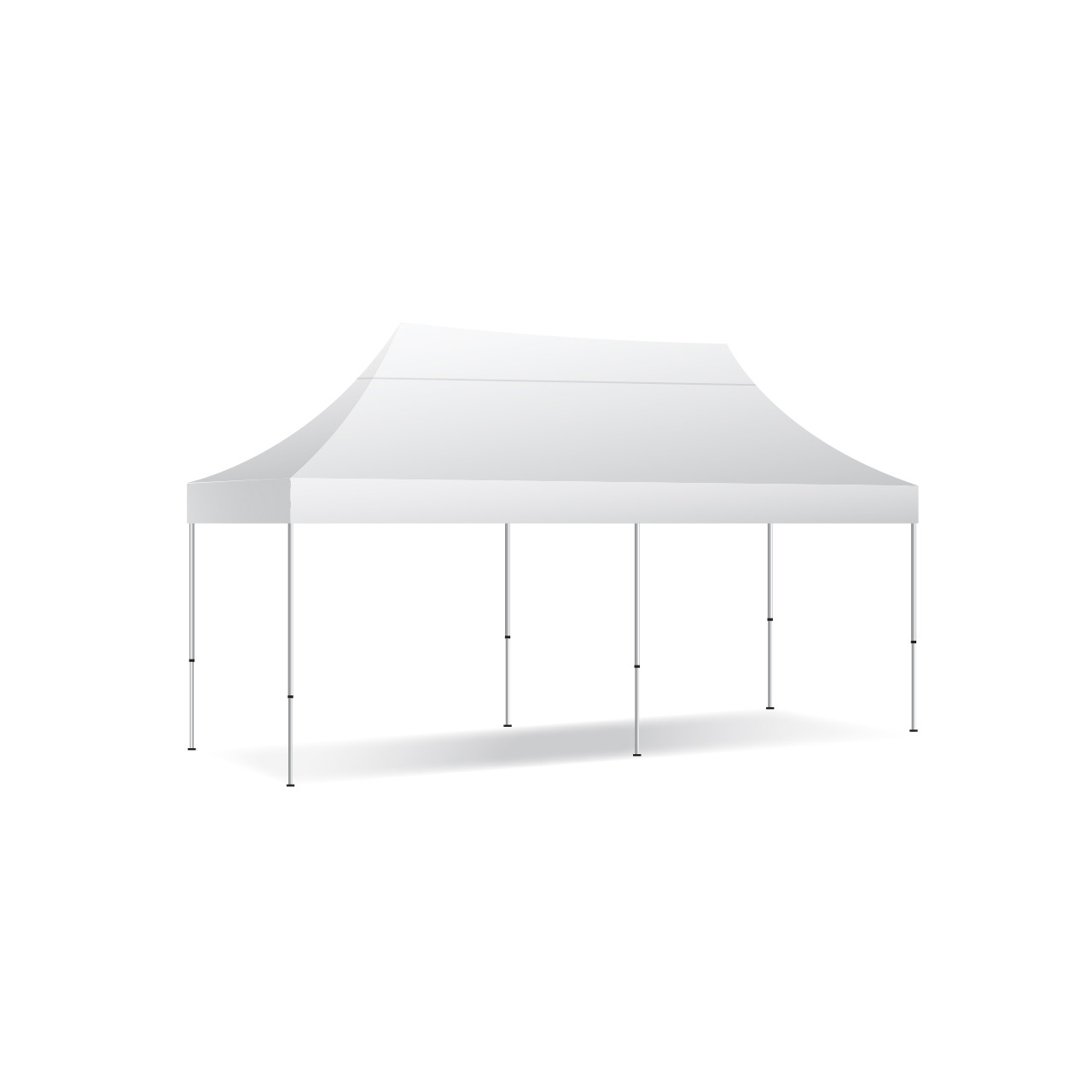 White 10 x 20 Pop Up Tent